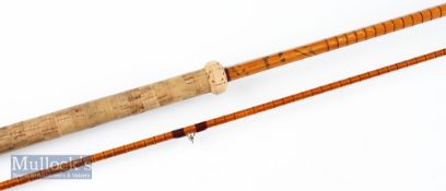 Good B James & Son England Richard Walker Mk. IV Avon split cane rod-10ft 2in 2pc with Agate lined