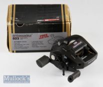 Abu Garcia Ambassadeur 823 Graphite multiplying reel and spare spool – ref no 86-0 87-88 level wind,