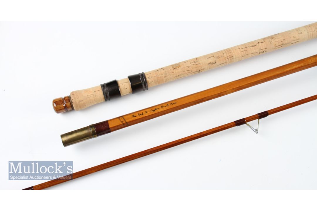 Good R. Chapman & Co Ware Herts “The Fred J Taylor Roach Rod” split cane rod - 12ft 6in 3pc with