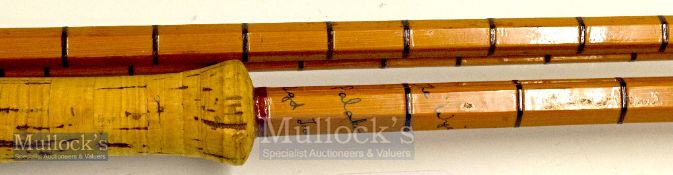 Good Hardy “The Wye” palakona salmon fly rod - 13ft 6in 3pc– ser. no H3699 – clear agate lined