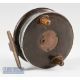 Unnamed Slater style wooden and brass star back combination reel - 4”dia, with alloy drum complete - Image 1 of 2