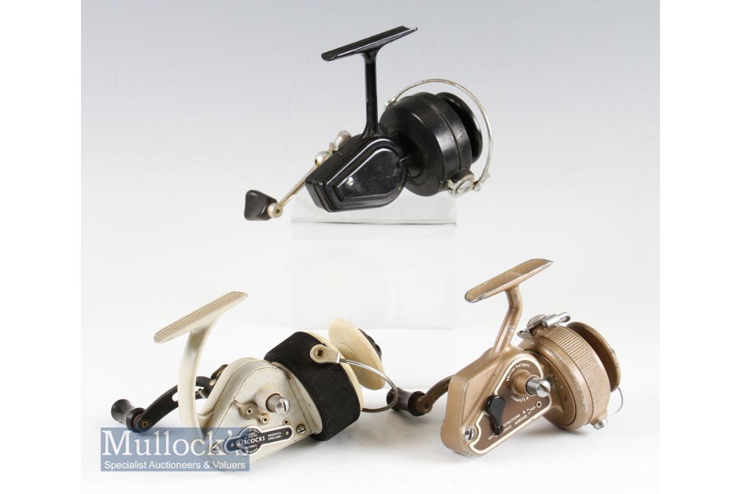 3x good Fixed Spool Spinning Reels - Allcocks Patent Delmatic Mark Two (VG); J.W Young and Sons - Image 2 of 2