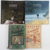 Hardy’s Angler’s Guide 51st edition 1929 blue cover with cloth spine, covers, front photograph,