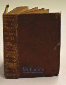 Walton Isaac – The Complete Angler 1837 Tilt edition 2 frontis plates 2 volumes in one, original