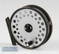 Hardy Hydra 3.1/2” alloy salmon fly reel, fine condition, black handle, correct smooth foot, 2 screw