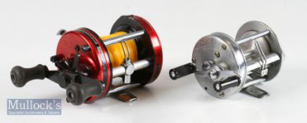 Abu Record bait casting reel: No.1800 model, level wind multiplier Made in Sweden together with a