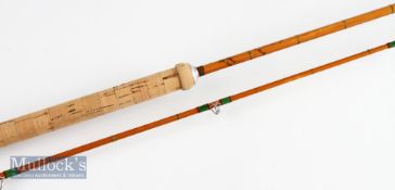 Fine Hardy Bros Alnwick The Hardy Wanless spinning rod c.1959 - 7ft 2pc palakona rod 9/10lbs -