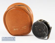 Interesting Hardy Bros Alnwick The Perfect Dup Mk. II alloy trout fly reel – 3 1/8” dia - together