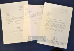 Richard Walker Letters 1983 (3) -17/3, undated, and 8/4/83 – typed and hand written each hand signed