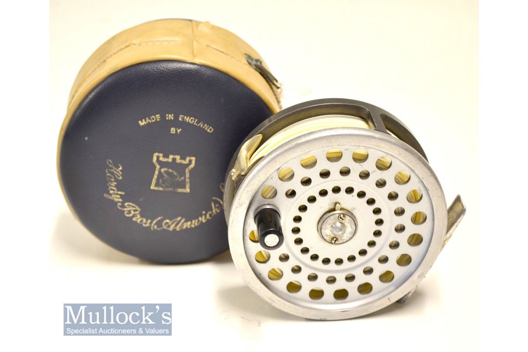 Hardy Bros “Marquis Salmon No.1” alloy fly reel - 3 7/8” dia with smooth alloy foot, reversible “ - Image 1 of 2