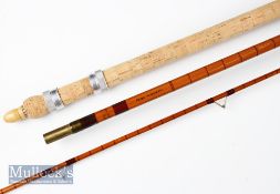 Fine B James & Son London England Peter Tombleson split cane match rod – fully restored 12ft 3pc