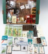 Large Selection of Fishing Flies – Various examples and some on original makers cards and packets