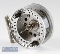 Bruce and Walker Ray Walton Rolling Pin Reel. Silver finish by J W Young, Redditch, Serial No 171,