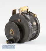 Early and rare Hardy Bros Alnwick First Model Silex multiplier alloy reel c.1924/27 - 2.75