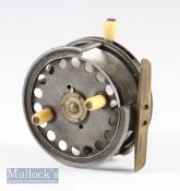 Hardy Bros Alnwick The Silex No.2 alloy salmon casting reel - 3.75” dia, good straight smooth