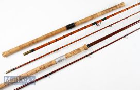 2x Good Chapman Ware split cane Avon and glass fibre 500 coarse rods - car Chapman and the Company