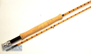 Fine Hardy The Halford Knockabout Trout fly Rod - 9ft 6in 2pc palakona fly- ser. no. H39884C,