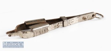 Scarce Hardy Bros ‘The Test’ tweezer & cutting tool fishing accessory, patent registered 667037,