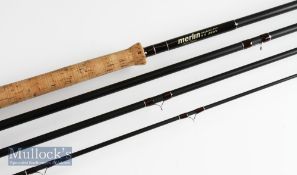 Good Merlin Made in England 14ft 4pc carbon salmon fly rod - line 10# - fuji style lined butt and