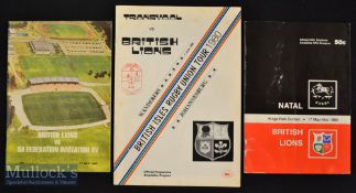 1980 British & Irish Lions in SA Rugby Programmes (3): Issues from the games v Natal^ Transvaal