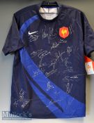 2007 RWC France fully signed replica rugby jersey: Exc