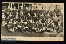 Scarce 1904 ‘British Lions’ in Australia postcard: Original b/w team photo postcard of Bedell-