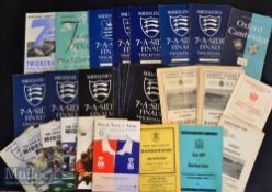 Sevens^ Varsity^ Baabaas & Services Rugby Programmes (37): Middlesex Sevens^ 1948-1997^ a little