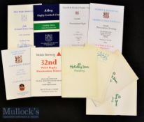 1990-2013 Rugby Dinner menus (12): Welsh Brewers’ Rugby Presentation Dinner 1994; Four Cardiff &