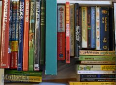 Collection of Football Books with large format World Cup books^ 1970 to 1998 some official^ some