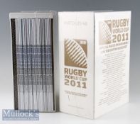 Rugby World Cup 2011 Programmes Box Set: Housed in two slip cases^ all 48 issues from the RWC held