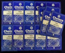 1957/58 Chelsea home football programmes including Darlington FAC^ Luton Town (single sheet)^