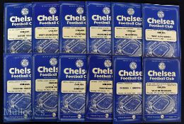 1958/59 Chelsea home football programmes to include Portsmouth^ West Ham United^ Burnley^ Luton