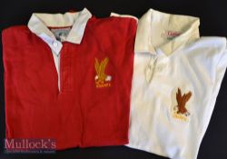 Fred Paoli’s 1980s USA Red Match worn Rugby Jersey & another in White (2): The 20-times-capped