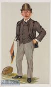 Edward Temple Gurdon (1854-1929) England Rugby International Vanity Fair Print: Dated Jan 2 1892^