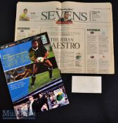 2002 IRB World Rugby Sevens Series at Wellington Programme: NZ leg of the series^ large colourful