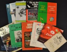 1959-2005 Rugby Tour Guides (10): Lovely selection of pre or post tour guides^ many large and