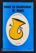 1974 French Rugby Championship Final: Near Mint 32pp issue^ the Narbonne-Beziers French Championship