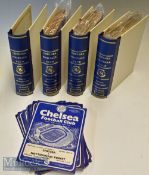 Selection of 1961-65 Chelsea home football programmes to include 61/62 complete (21)^ 62/63 complete