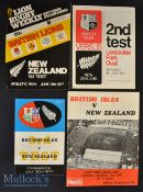 1977 British & Irish Lions Rugby Test Programmes (4): All four issues from the 3-1 Lions’ series