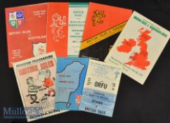 1977 British & Irish Lions in NZ Rugby Programmes (7): The matches at Wairarapa-Bush^ Hawkes Bay^