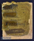 Scarce 1898 Ireland v England football programme at Cliftonville^ ‘Album of Famous Irish