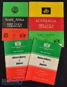 1960-1983 Tourists in Gwent Rugby Programmes (4): VG Editions from Ebbw Vale/Abertillery v S