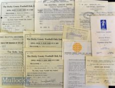 Various Selection of Football ephemera including Signed Glenn Hoddle typed letter^ Derby County