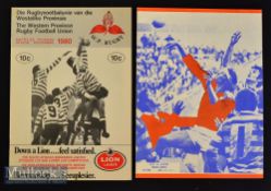 1980 British & Irish Lions to S Africa Rugby Programmes (2): Typically S African^ two separate
