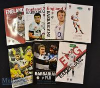 Recent Barbarians International Rugby Programmes (8): Ideal chance to fill gaps^ England v Baabaas