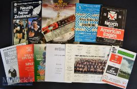 Wales All Levels Rugby Programme Selection (9): Wales v New Zealand (& ticket) 2005; Neath v NZ