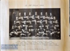 1924-1960s^ NZ Large Tour Posters and Picture (7): Collection of New Zealand Rugby tour itinerary/