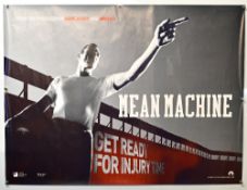 Original Movie/Film Poster Mean Machine 2001 double sided^ by Paramount^ measures 40x30 light