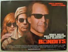 Original Movie/Film Poster Bandits - 40 X 30 Starring Bruce Willis^ Cate Blanchet issued by 20th
