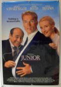 Original Movie/Film Posters Junior - 27 X 40 Starring Arnold Schwarzenegger^ Danny De Vito^ Emma
